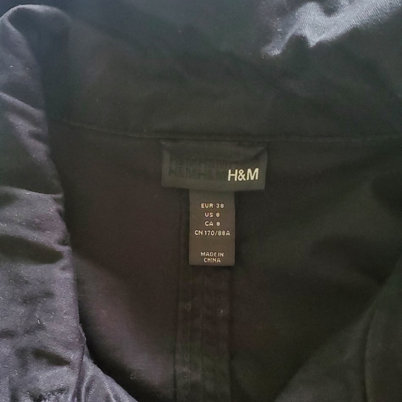 H&M Black Tie-Belt Utility Jacket - Picture 4 of 7